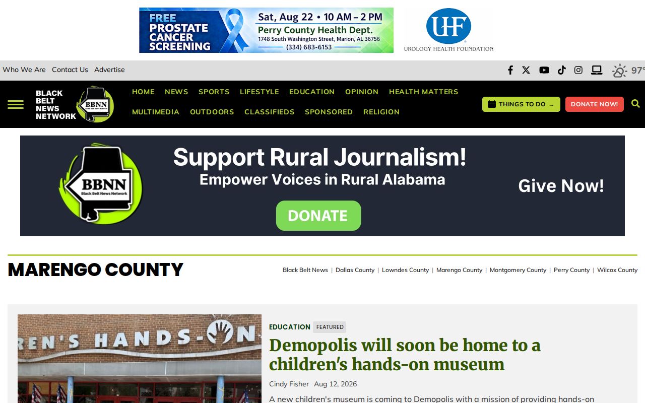 Marengo County arrest news at Black Belt News Network
